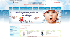 Desktop Screenshot of nanibaby.com.br